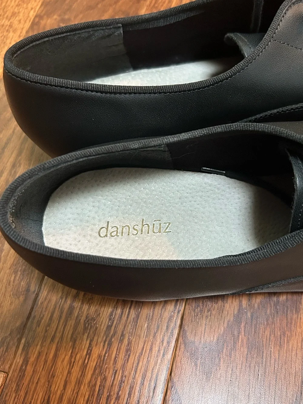 Danshuz Men's Black Lace-Up Oxford Ballroom Dance Shoes Size 11.5